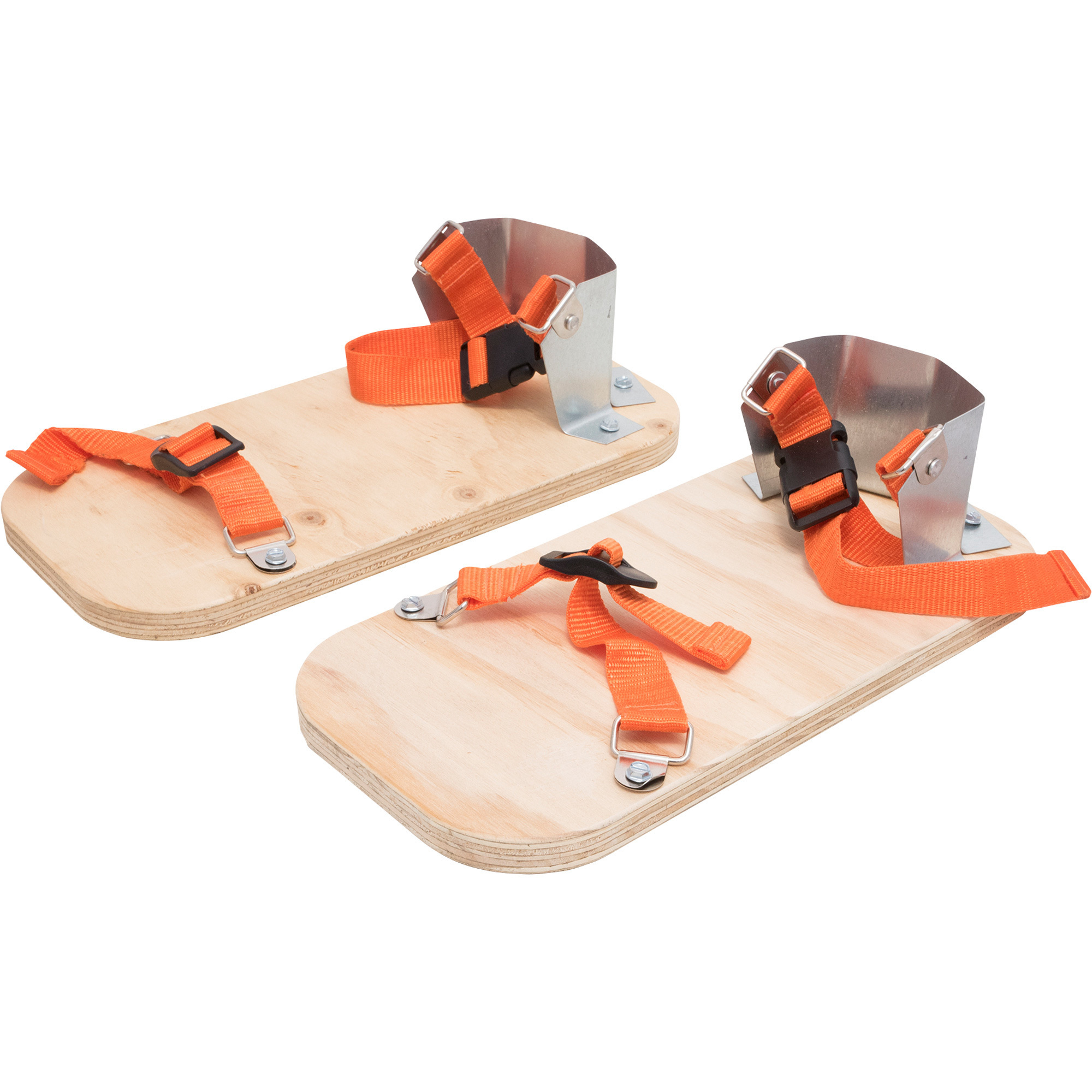 Marshalltown Wooden Asphalt Shoes - 3/4in. AC Plywood, Quick Release Adjustable Straps, Model# RED704139